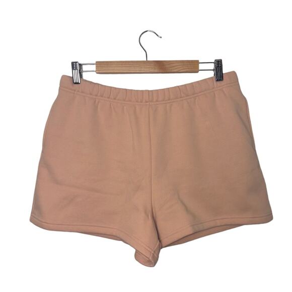 NWT Fabletics Go-To High-Waisted Slim Sweatshort Woman's Size XL -Oak - Picture 5 of 16